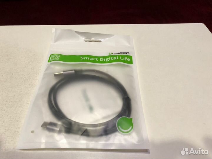 Кабель ugreen USB A(m) to USB Type-C (m), 1m