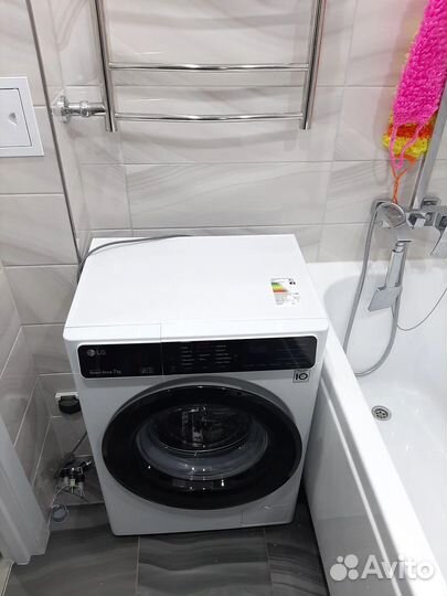 Установка бытовой техники, стиральной машины