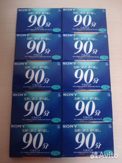 Аудиокассеты новые Sony,TDK, Conica,Panasonic