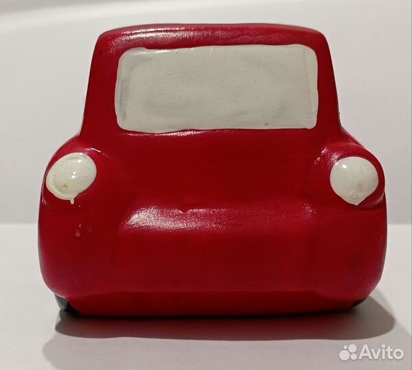 Копилка автомобиль красный