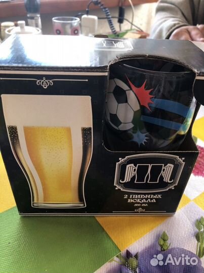 Пивные бокалы 2 шт