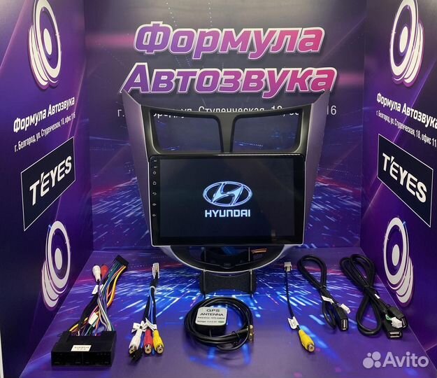 Штатная магнитола Hyundai Solaris 1 2010-2016 2gb