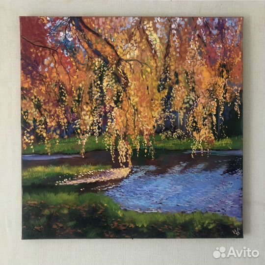 Картина маслом на холсте Цвета осени
