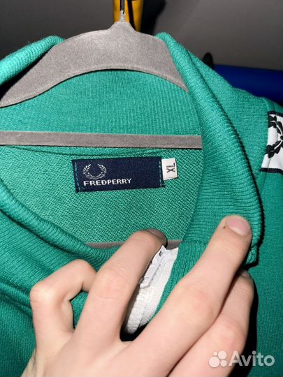 Кофта fred perry с лампасами