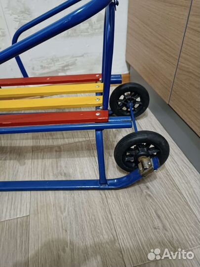 Санки с колесами