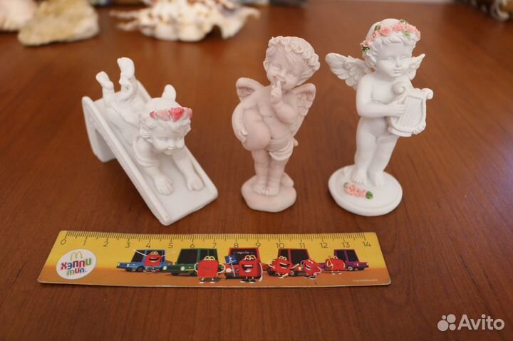 Статуэтки Ангелы, пиала с блюдцем для декора