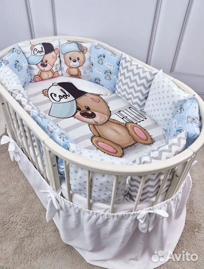Комплект с бортиков с одеялом