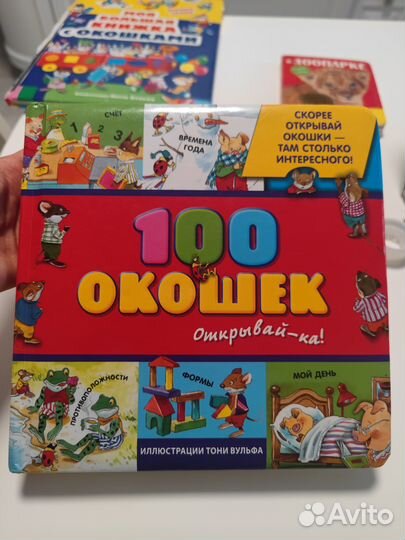 Книга для детей 100 окошек Тони Вульф