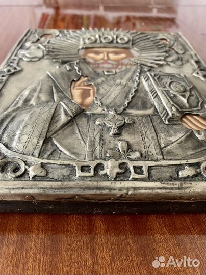 Икона серебро Греция гора Афон