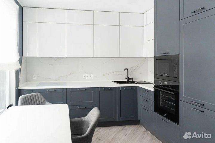 Цена за всю кухню. Серый лофт CN:035206