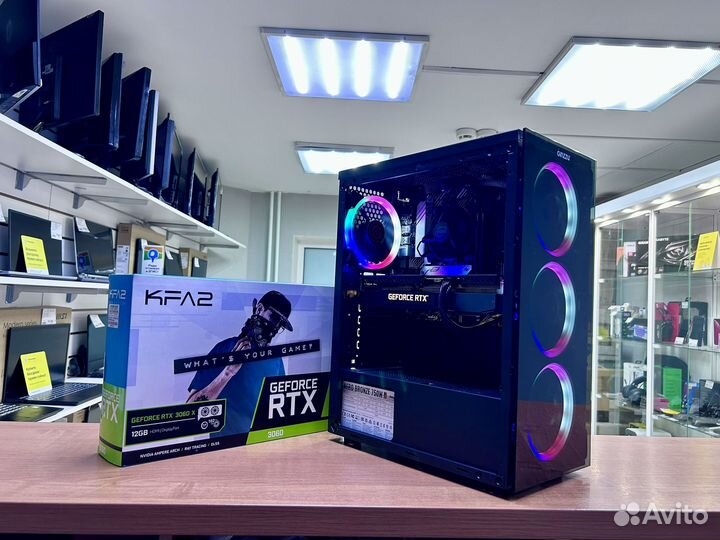 Для игр/core i5-11400/RTX 3060 12 Gb/512 SSD/16