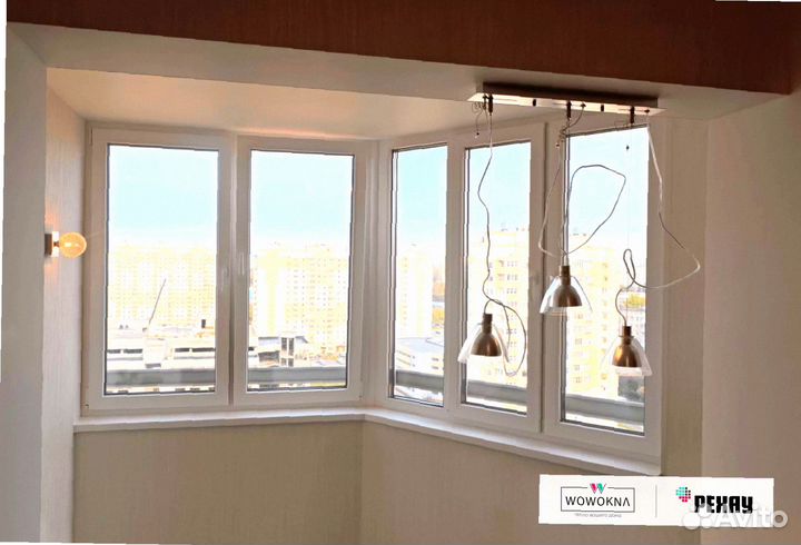 Пластиковые окна Rehau с установкой и монтажом