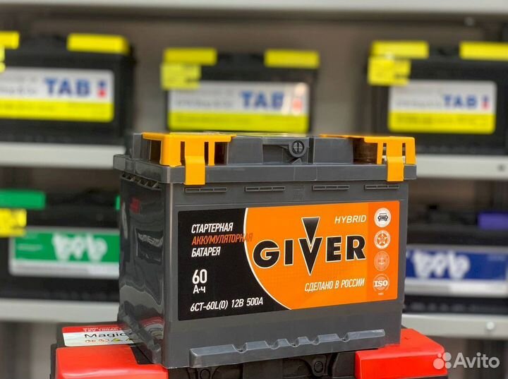 Аккумулятор giver hybrid 60 Ач