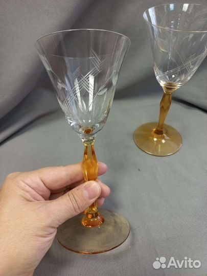 Шикарные фужеры антиквариат Германия