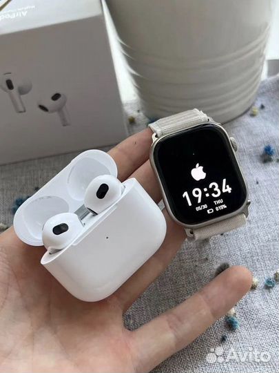 AirPods + Apple Watch (Скидочный Набор)