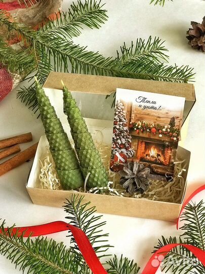 Свечи/подарочный набор/подарок на новый год