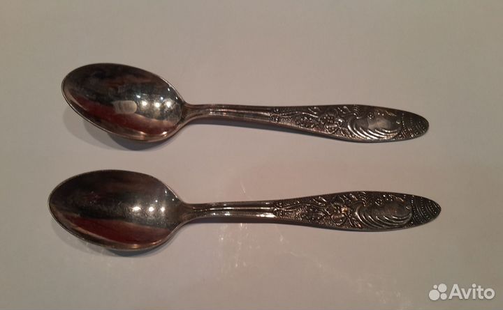 Мельхиоровые ложки 12 шт. в футляре