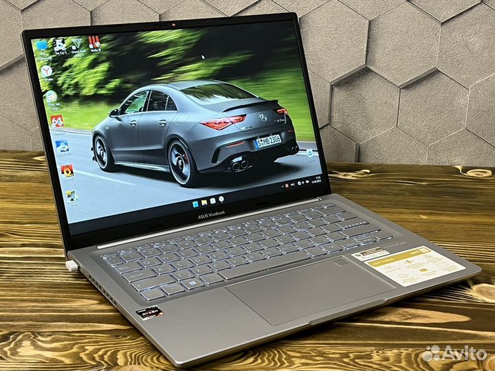 Новый Asus Book Ryzen 5 12х/16гб Ram/2к IPS/SSD