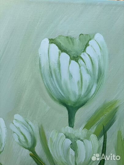 Картина Нежные цветы 60*70см