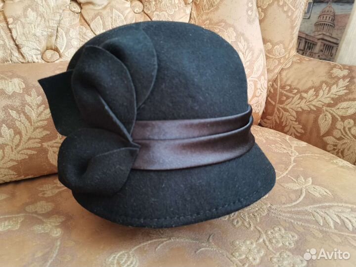 Шляпа фетровая женская