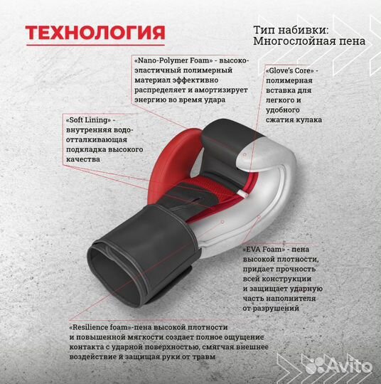 Универсальные тренировочные перчатки Vector Boxing