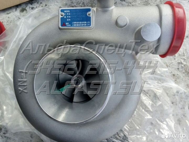 Турбокомпрессор (турбина) TD07S двигателя Shanghai