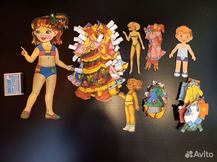 Бумажные куклы, кукла из фетра