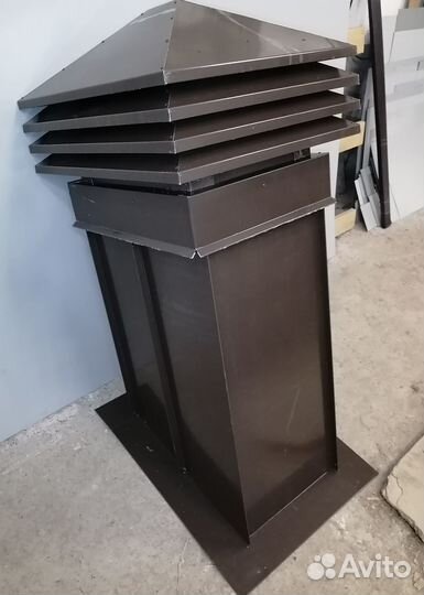 Кожух с рёбрами жёсткости на трубу