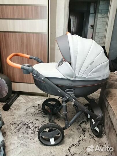 Коляска 2 в 1 Adamex Monte Carbon