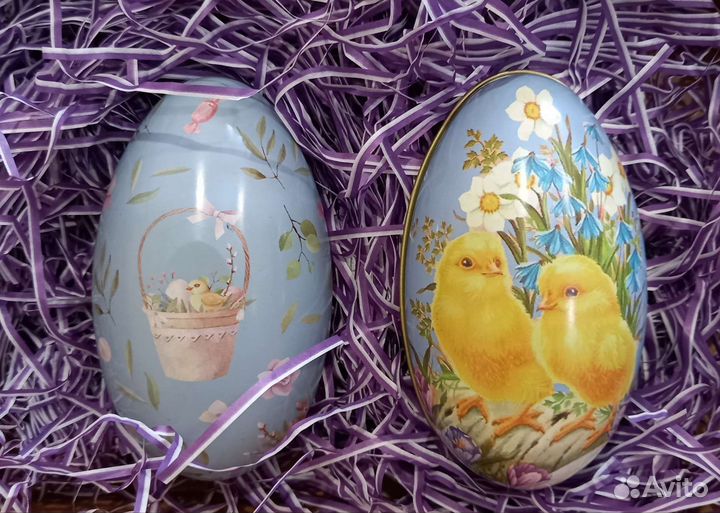 Декор Пасха подарочный набор яйца шкатулка