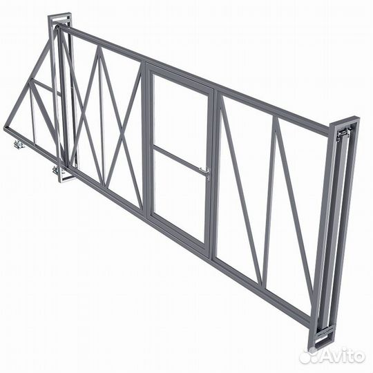 Откатные ворота каркас