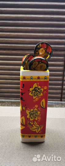 Сувенир деревянные ложки с подставкой