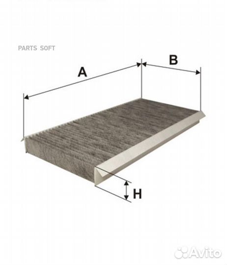 Filtron K1202A K 1202A фильтр салона угольный\ MB