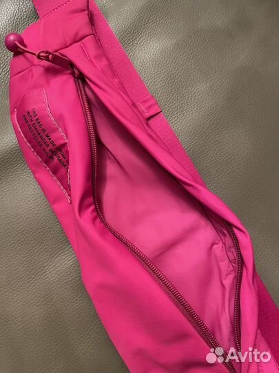 Розовая поясная сумка Pangaia из нейлона