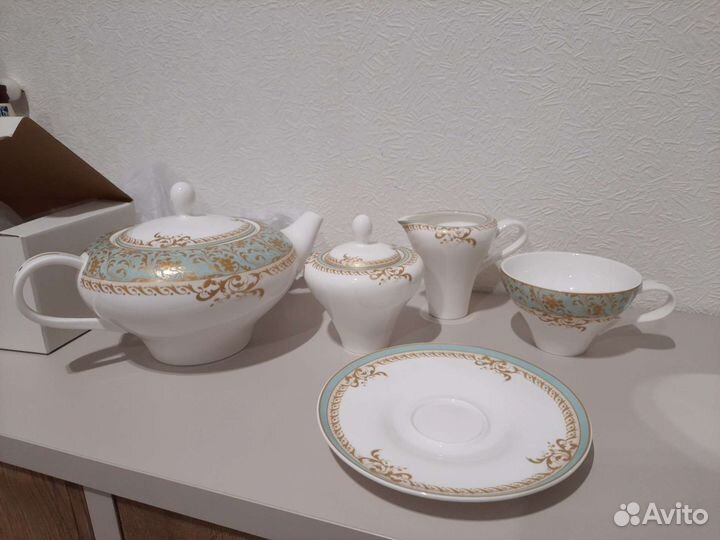 Сервиз чайный новый Top Art Studio