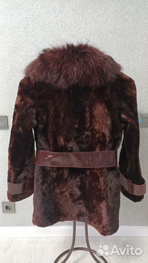 Полушубок мутон женский