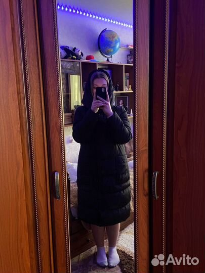 Куртка женская зимняя, длинная, 48 размер