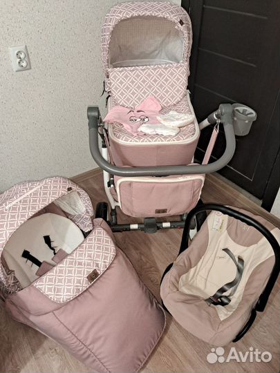 Коляска 2 в 1 adamex reggio