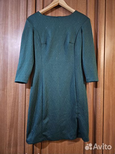 Вечернее платье 42 44 зеленое