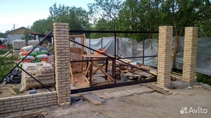 Ворота откатные 4,5 метра