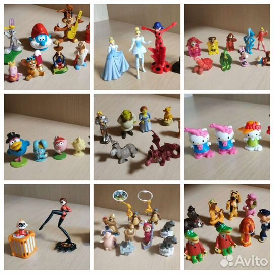 Киндер - сюрприз. Герои мультфильмов