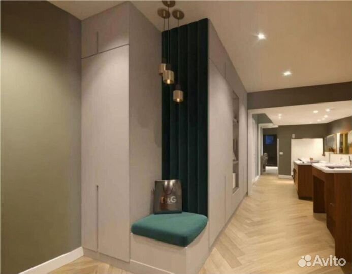 Мягкие стеновые панели в прихожую