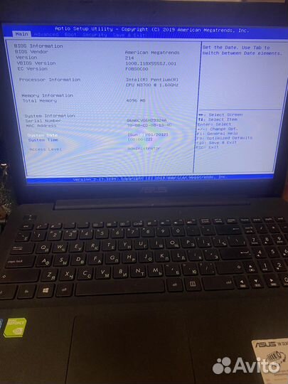 Ноутбук asus x555S