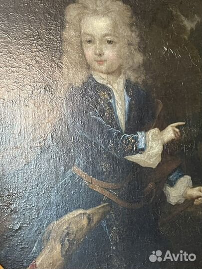 Майтенс. Портрет мальчика с гончей, 1770 г