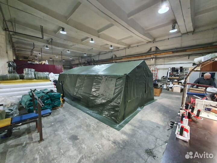 Палатка Армейская Каркасная пвх 650г/м2