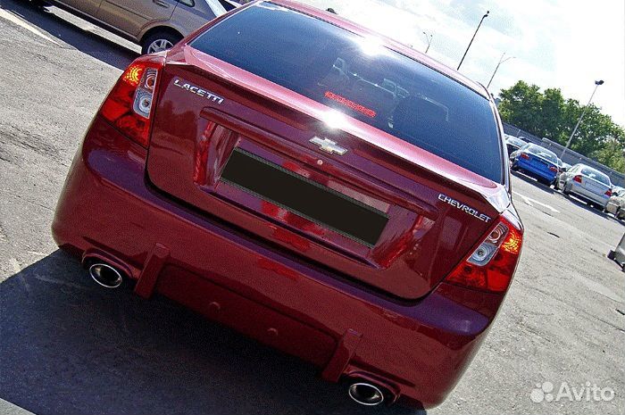 Задний бампер Chevrolet Lacetti седан riger