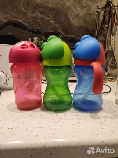 Поильники avent и бутылочки dr. brown's