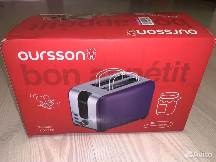 Тостер Oursson новый