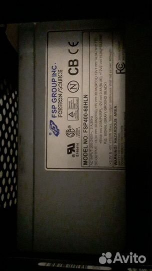 Блок питания FSP Group FSP400-60HLN 400W