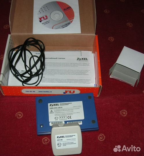 Модем Zyxel omni ADSl USB